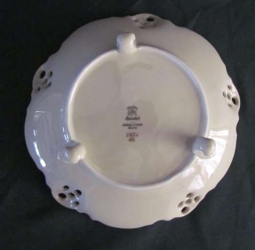 ROSENTHAL Moliere Bowls x 3 gaduating sizes flower design pierced gilt rims 1945/1946 STUNNING SET!