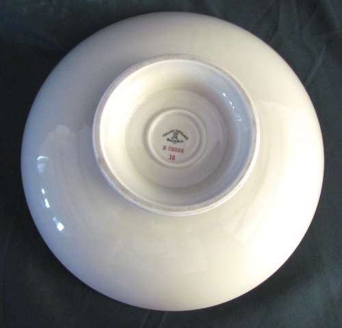 JOHANN HAVILAND BAVARIA FOOTED BOWL GERMANY rich golden decorated 60`s bird & plant design SCARCE!
