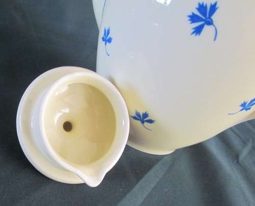 COFFEE or HOT WATER POT EAMAG PORCELAIN Schönwald GERMANY BLUE & WHITE Really Stunning & Scarce!!!
