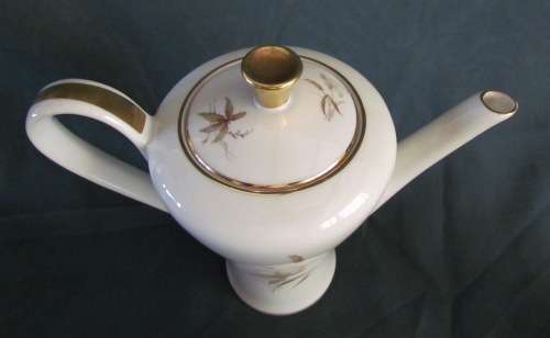 COFFEE SET=BAVARIA=EDELSTEIN pattern=4 Demitasse Cups/saucers=Milk Jug=Sugar Bowl=Coffee Pot=GERMANY