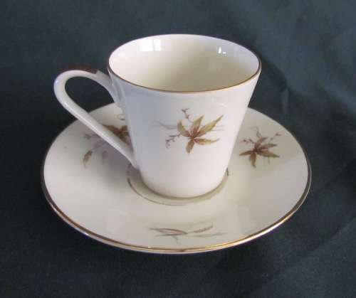 COFFEE SET=BAVARIA=EDELSTEIN pattern=4 Demitasse Cups/saucers=Milk Jug=Sugar Bowl=Coffee Pot=GERMANY