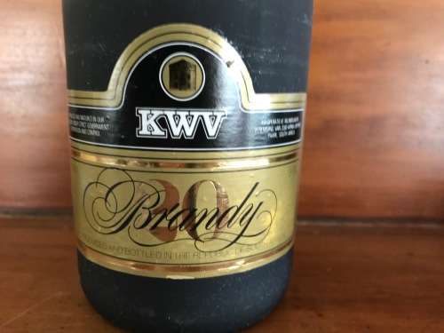 KWV 20 Year Old BRANDY. Great Christmas Gift!!!!! VINTAGE BOTTLING!!!!