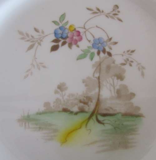 SHELLEY WILD FLOWERS Trio `IDEAL CHINA` WR076 Pink Rims Unusual and Beautiful!!!!!