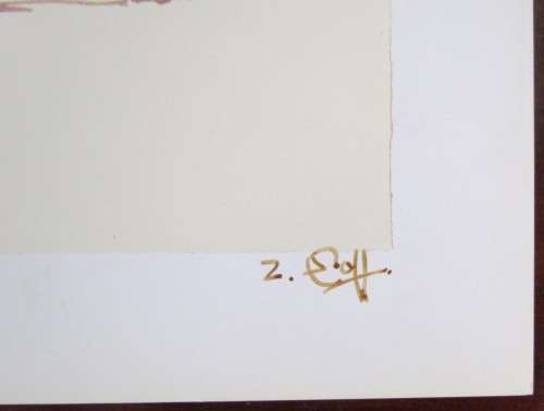ZAKKIE ELOFF=SA Artist=SIGNED PRINTS=SET of 6=UNFRAMED 310mm x 400mm outer=247mm x 340mm inner.