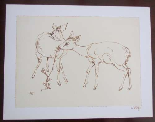 ZAKKIE ELOFF=SA Artist=SIGNED PRINTS=SET of 6=UNFRAMED 310mm x 400mm outer=247mm x 340mm inner.