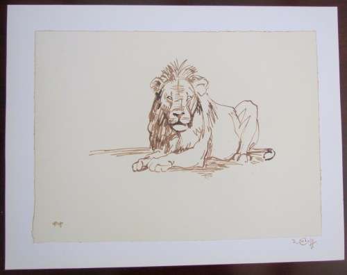 ZAKKIE ELOFF=SA Artist=SIGNED PRINTS=SET of 6=UNFRAMED 310mm x 400mm outer=247mm x 340mm inner.