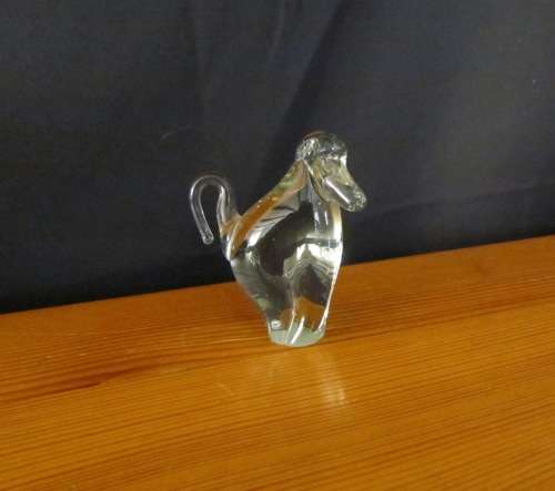 Ngwenya Studio Glass BABOON=Hand Blown=Kingdom of Swaziland=STUNNING!!!!!