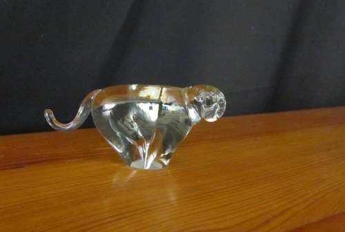 Ngwenya Studio Glass CHEETAH=Hand Blown=Kingdom of Swaziland=STUNNING!!!!!