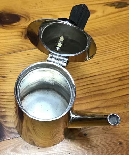 CHOCOLATE POT EPNS SILVER PLATED ART DECO?  STUNNING ITEM!!!!