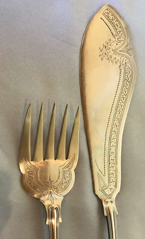 FISH SERVERS=SET=KINGS PATTERN=Silver Plated=EP=SHEFFIELD=ENGLAND=LEE & WIGFULL.