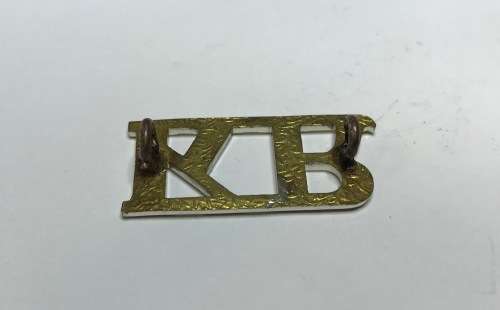 KIMBERLEY REGIMENT (KR) SHOULDER TITLES SADF ARMY SOUTH AFRICAN DEFENCE FORCE.