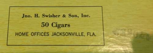 KING EDWARD CIGAR BOX=WOODEN=KE THE SEVENTH=7th=MILD TOBACCOS=EMPTY!!J.H. SWISHER & SON.