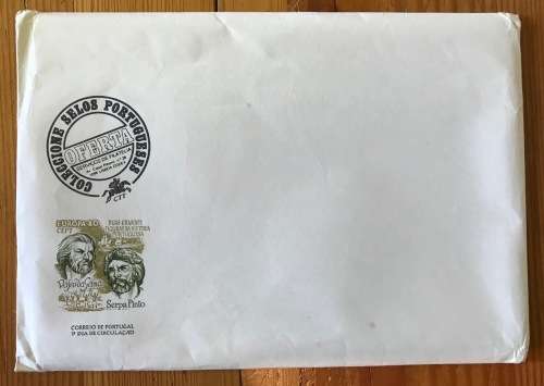 PORTUGAL COLLECT STAMPS of PORTUGAL UNUSED ENVELOPE DA GAMA SERPA PINTO.