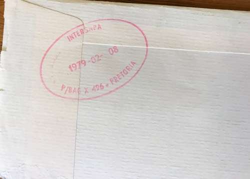 INTERSAPA SELECTION of 6 COVERS / ENVELOPES with various CACHETS 1978-1979 USED.
