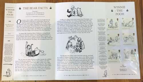 ROYAL MAIL UMM PRESENTATION PACK WINNIE THE POOH MINIATURE SHEET 2010 A.A. MILNE.