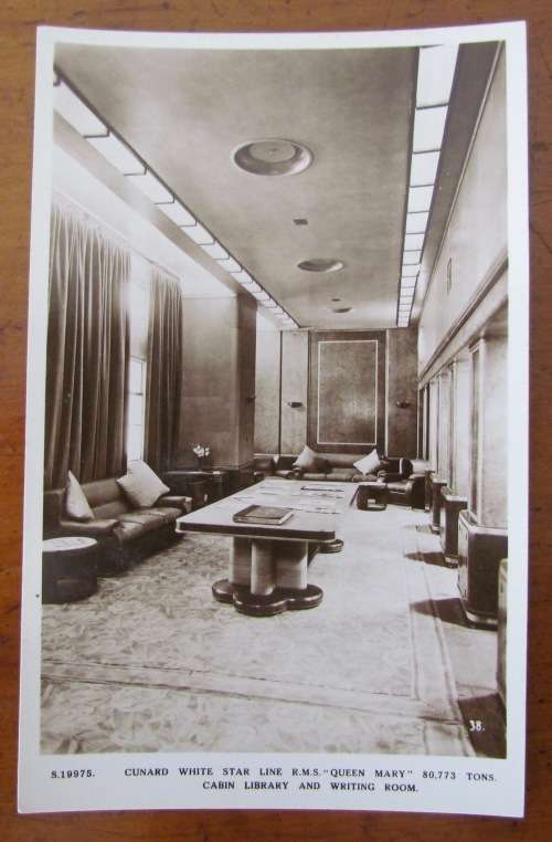 POSTCARDS x 5 mixed=ALL CUNARD WHITE STAR LINE=RMS QUEEN MARY=REAL PHOTO