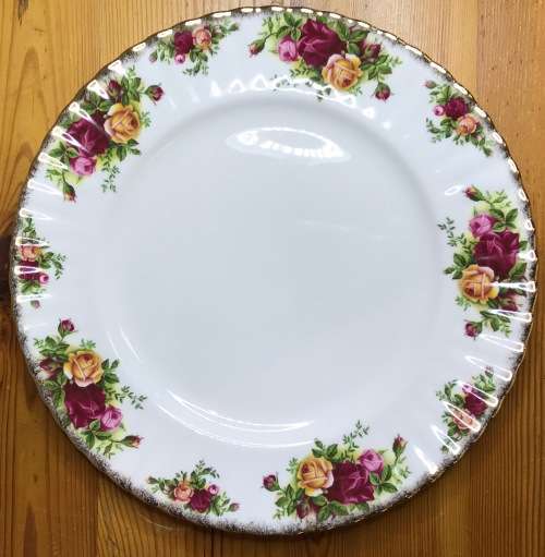 ROYAL ALBERT=OLD COUNTRY ROSES=OCR=1 x DINNER PLATE=1st quality=Fine Bone China=England.