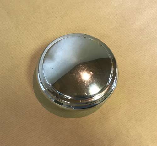 TIFFANY & Co. JEWELLERY TRINKET LIDDED DISH ROUND PEWTER HANDCRAFTED VELVET LINING BEAUTIFUL!!!!!!!!