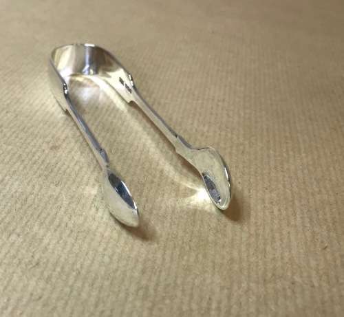 SUGAR TONGS=1904=SHEFFIELD=STERLING SILVER=WILLIAM GALLIMORE & SONS=TEA=COFFEE.