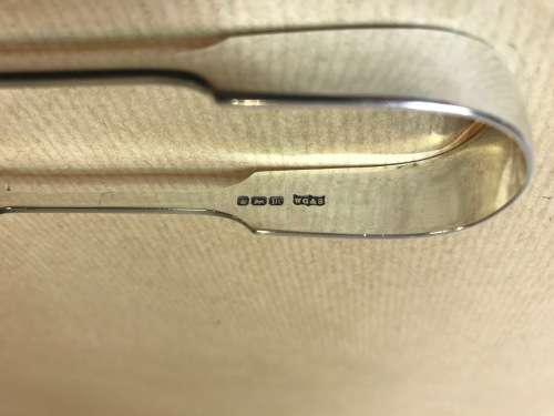 SUGAR TONGS=1904=SHEFFIELD=STERLING SILVER=WILLIAM GALLIMORE & SONS=TEA=COFFEE.