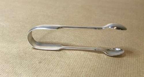 SUGAR TONGS=1904=SHEFFIELD=STERLING SILVER=WILLIAM GALLIMORE & SONS=TEA=COFFEE.