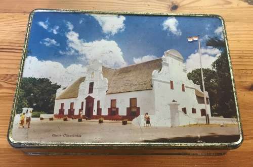 TIN GROOT CONSTANTIA EDWARD SHARP SOUTH AFRICA LARGE TIN