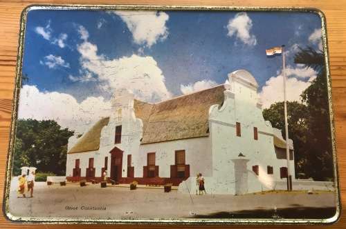 TIN GROOT CONSTANTIA EDWARD SHARP SOUTH AFRICA LARGE TIN