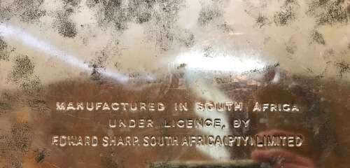 TIN GROOT CONSTANTIA EDWARD SHARP SOUTH AFRICA LARGE TIN