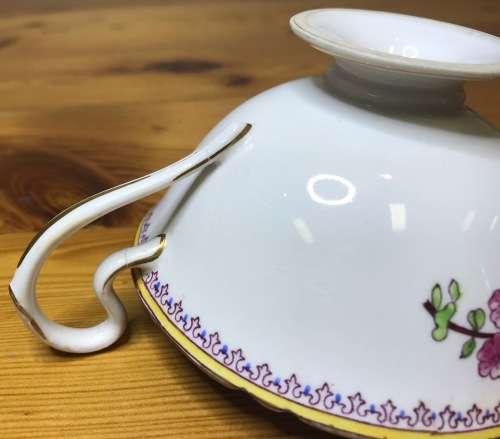 ROYAL WORCESTER=DATES to 1900=TEA TRIO=RARE=119 YEARS OLD!!=2411 PATTERN=FLORAL=FLOWERS=STUNNING!!=H