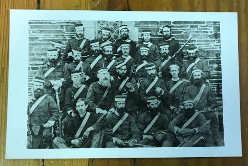 BOER WAR PHOTOGRAPH=KARKLOOF CARBINEERS=NATAL=1867=COPYRIGHT LOCAL HISTORY MUSEUM=ARMY=MILITARY=WAR.