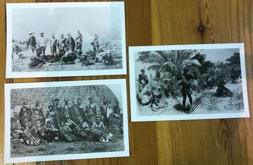 ZULU WAR PHOTOGRAPH=NATAL NATIVE CONTINGENT=1879=COPYRIGHT LOCAL HISTORY MUSEUM=RIFLES=SOLDIERS