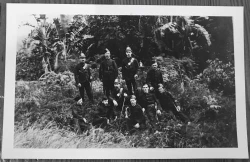 NATAL WAR PHOTOGRAPHS x 5=DURBAN ROYAL RIFLES=COPYRIGHT LOCAL HISTORY MUSEUM=RIFLES=SOLDIERS=SWORDS
