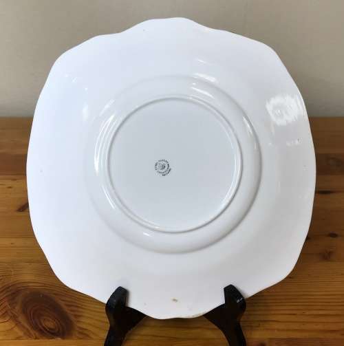 YELLOW ROYAL ALBERT 1927-1935 4510 T.C.W. 6 x TRIO`s CAKE PLATE THOMAS CLARKE WILD SCARCE COLOURFUL!