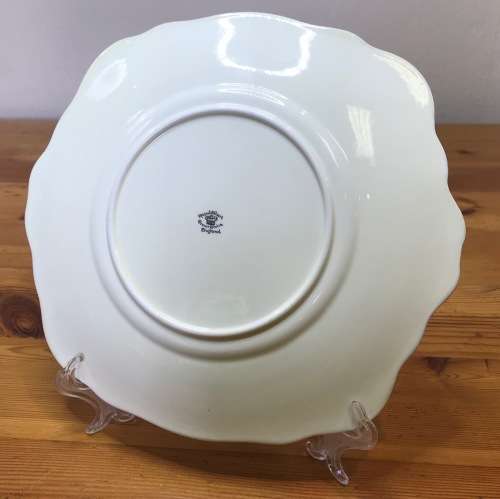 ROYAL ALBERT=APRIL SHOWERS=COBALT BLUE DOTS=1927-1935=9551=REG. NO. 769616=EXCELLENT CONDITION=RARE!