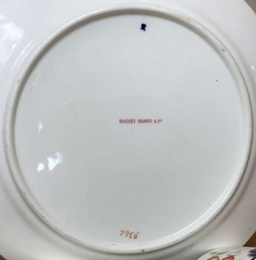 HARVEY ADAMS and Co. IMARI PATTERN LONGTON ENGLAND TEA? COFFEE? 4 x TRIO`s RARE ABSOLUTELY STUNNING!