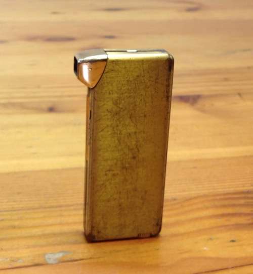 LIGHTER=PIPE=GOLD COLOUR=RUSLITE=PLEASE READ CONDITION=CIGARETTE=CIGAR=SMOKING.