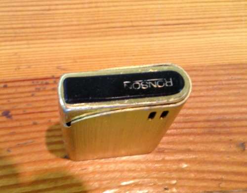 LIGHTER=RONSON=VARAFLAME=BUTANE=By Appointment to H.R.H The Duke of Edinburgh=BOXED=LONDON=FLINTS.