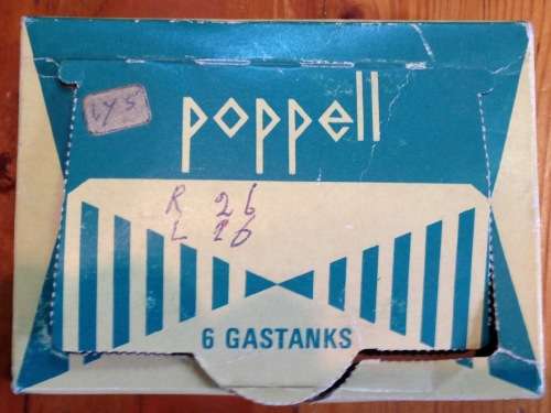 LIGHTER FUEL POPPELL GAS TANKS USED AS SEEN IN IMAGES.
