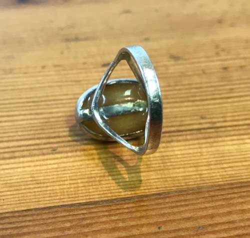 MABE PEARL RING STERLING SILVER 925 GENUINE DELICATE and BEAUTIFUL!!!!!