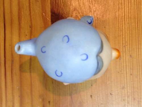 BOTTLE POURER GOEBEL GERMANY SCHNAPPS PORCELAIN GRANDMA with SCARF awesome bar item!!!!!