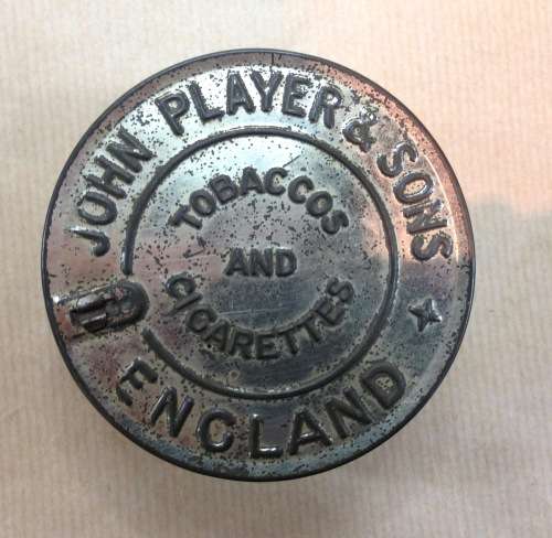 JOHN PLAYER and SONS=MEDIUM NAVY CUT=TOBACCO and CIGARETTES TIN=LOCKABLE=ENGLAND=NOTTINGHAM CASTLE