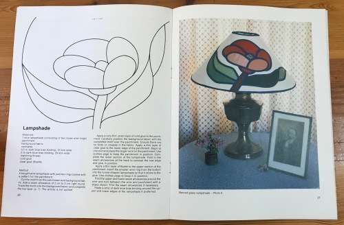 STAINED GLASS APPLIQUE MARTIN NEL DELOS GUIDE FOR SOUTH AFRICA 1990 SEWING QUILTING FABRIC BOOK