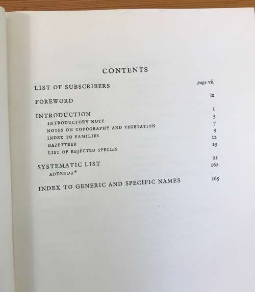 CHECK LIST of the BIRDS of SOUTHERN RHODESIA REAY SMITHERS DATA on ECOLOGY and BREEDING signed!!!