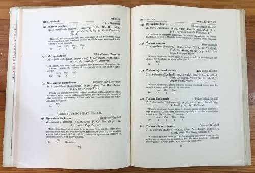 CHECK LIST of the BIRDS of SOUTHERN RHODESIA REAY SMITHERS DATA on ECOLOGY and BREEDING signed!!!