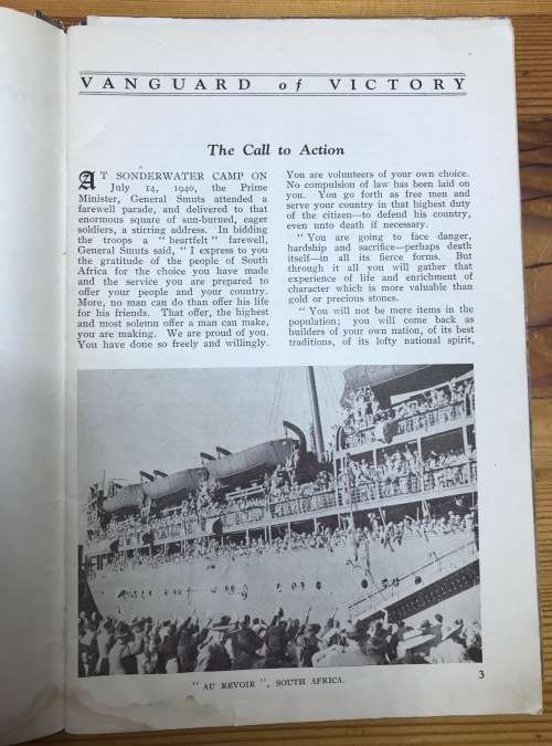 VANGUARD of VICTORY A Short Review of South African Victories in East Africa 1940-1 NORTON KRIGE WAR