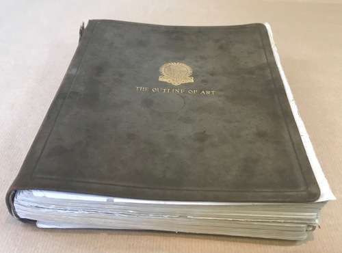 THE OUTLINE OF ART Edited by Sir William Orpen K.B.E., R.A.R.I. 1930 Published by George Newnes Ltd.