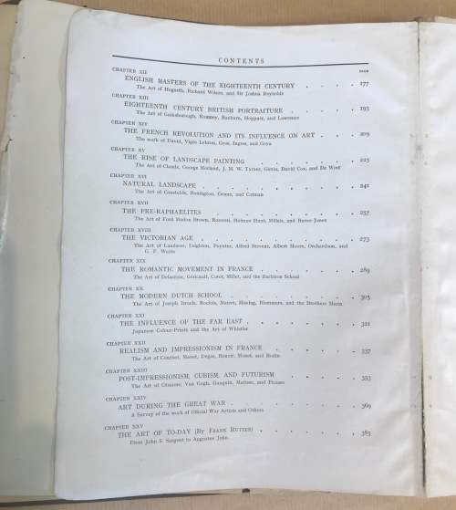 THE OUTLINE OF ART Edited by Sir William Orpen K.B.E., R.A.R.I. 1930 Published by George Newnes Ltd.