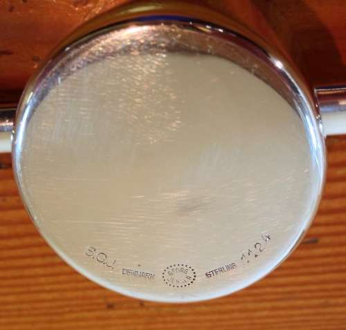 GEORG JENSEN (Søren) Sterling Silver JIGGER NUMBER 1124 TOT MEASURING AT IT`S FINEST! DENMARK + 1945
