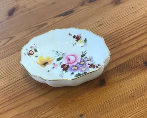 PINDISH=ROYAL CROWN DERBY=PIN DISH=TRAY="DERBY POSIES"=LIX-1996 date mark=FLORAL=FLOWERS=STUNNING!!!