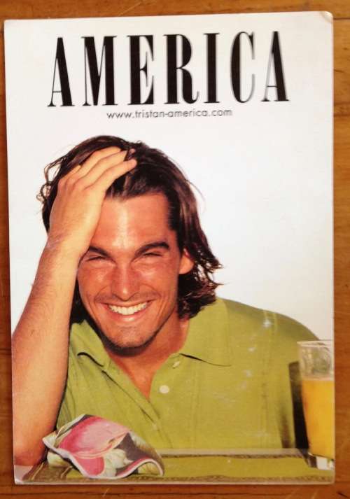 POSTCARDS x 2 POST CARD TRISTAN and AMERICA CANADIAN CLOTHING COMPANY.